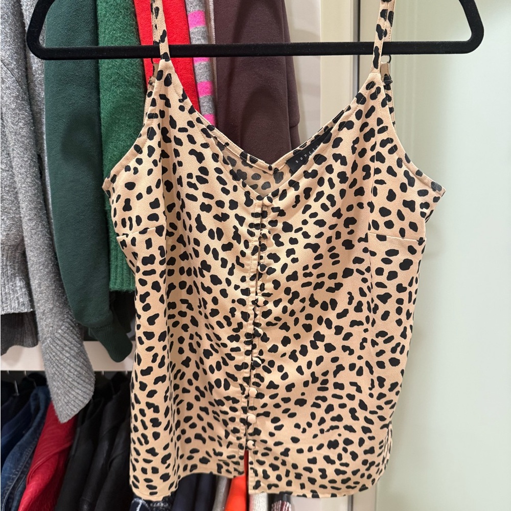 Leopard Print Women's Top
